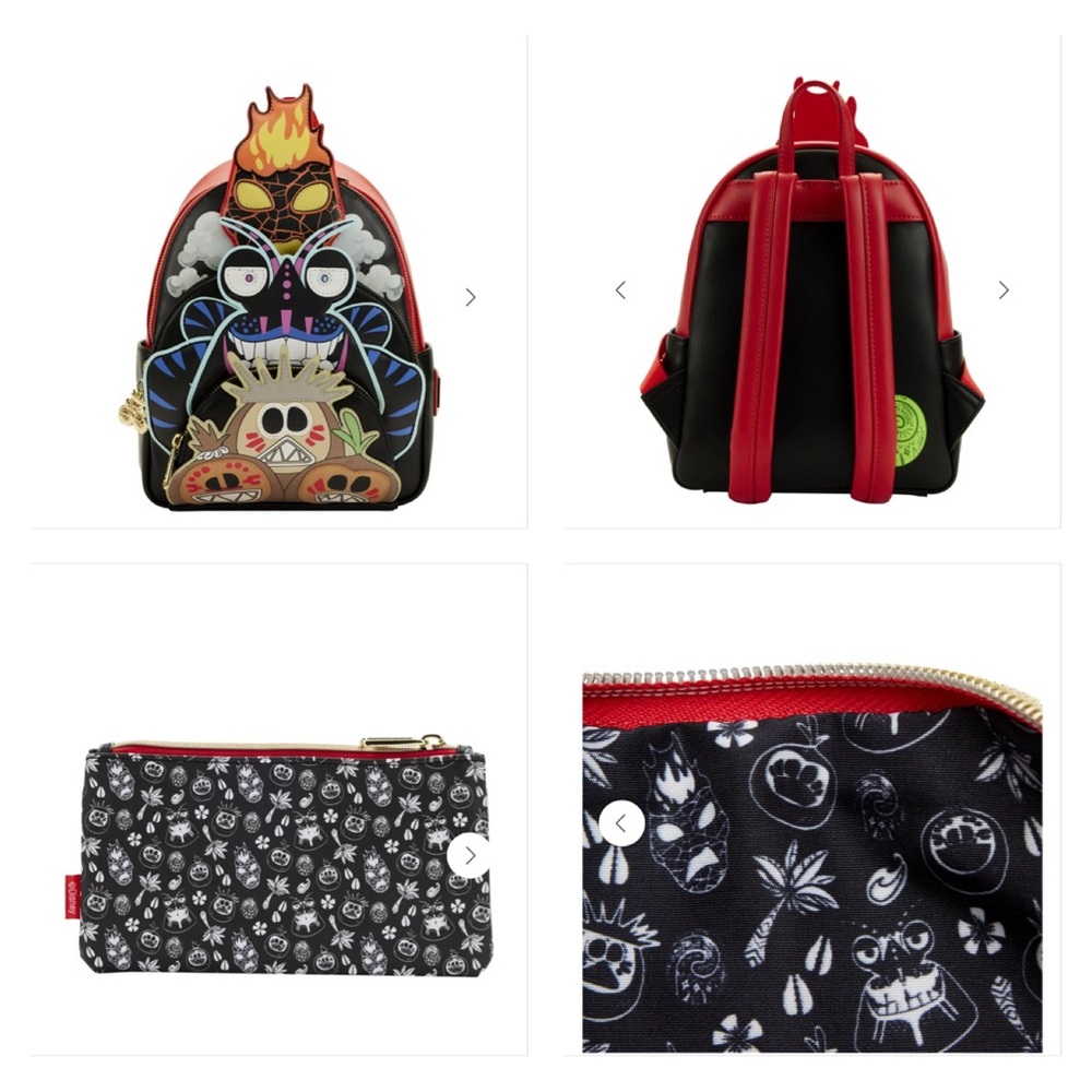 Loungefly Moana Villains Trio Mini Backpack - Exclusive & Pouch
